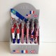 Stylos à billes  " drapeau " 