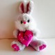 Lapin cœur 25 cm